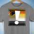 Bear Pride Flag Exclamation Point Premium Unisex T-Shirt - Grey Heather